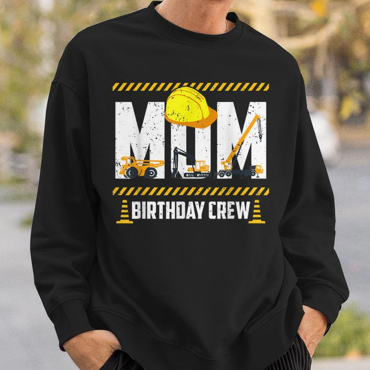 Mom Birthday Crew Construction Birthday Party Supplies Sweatshirt Gifts for Him