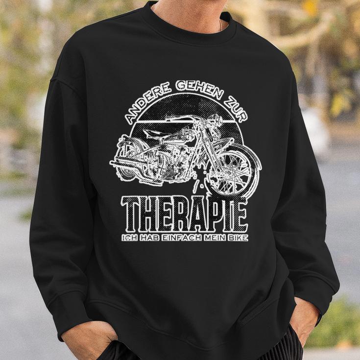 Motorcycles Therapy Ich Hab Einfach 462 Shirt Sweatshirt Gifts for Him