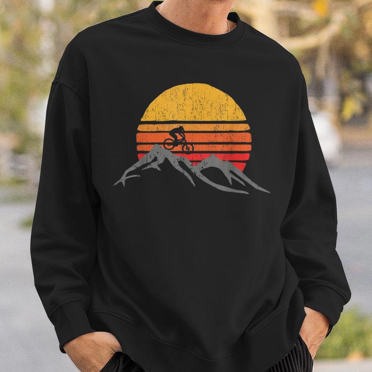 Mountain Bike Vintage Sunset Design Graphic 235 Trending Shirt Sweatshirt Gifts for Him