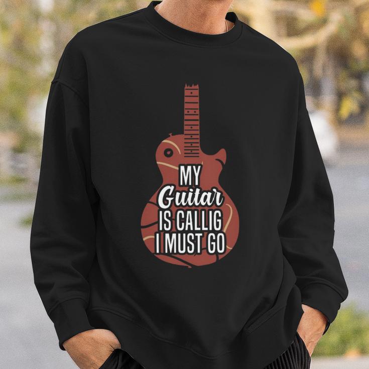 My Guitar Is Calling And I Must Go 525 Trending Shirt Sweatshirt Gifts for Him