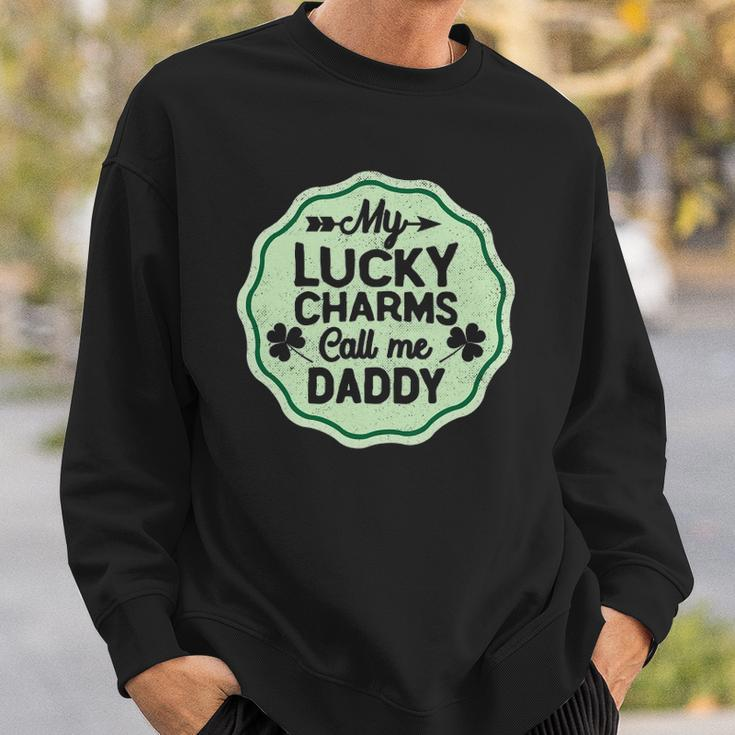 My Lucky Charms Call Me Daddy St Patricks Day Sweatshirt Gifts for Him