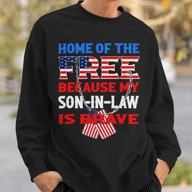 My Soninlaw Is Brave Home Of The Free 687 Shirt Sweatshirt Gifts for Him