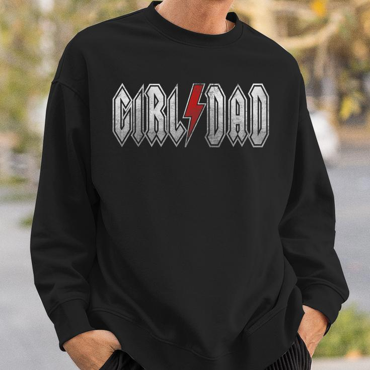 Outnumbered Dad Of Girls Men Fathers Day For Girl Dad V2 Sweatshirt Gifts for Him