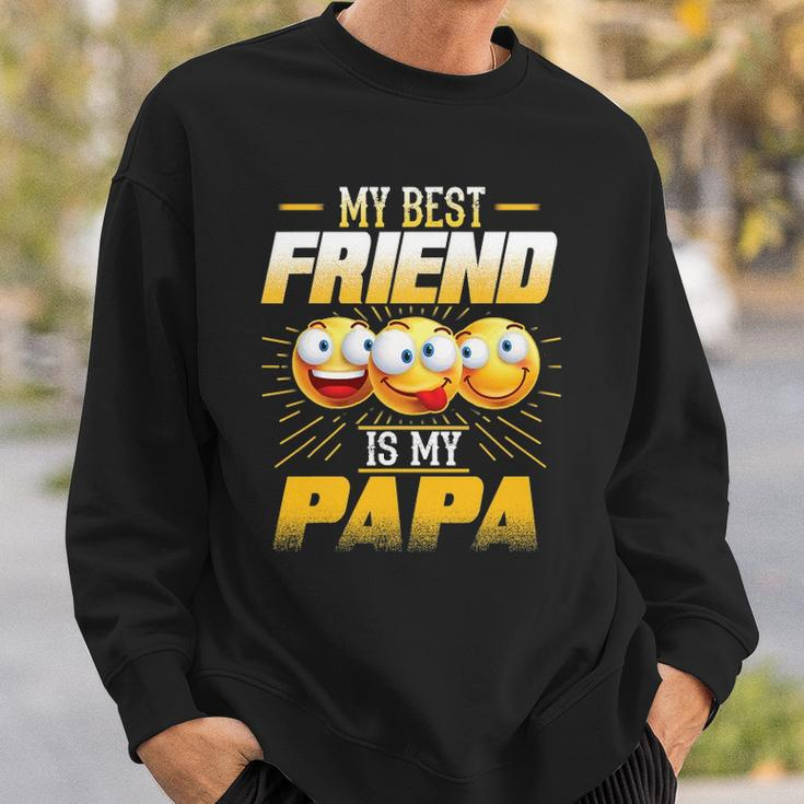 Papa Tee My Best Friend Is My Papa Funny Gift Tees Sweatshirt Gifts for Him
