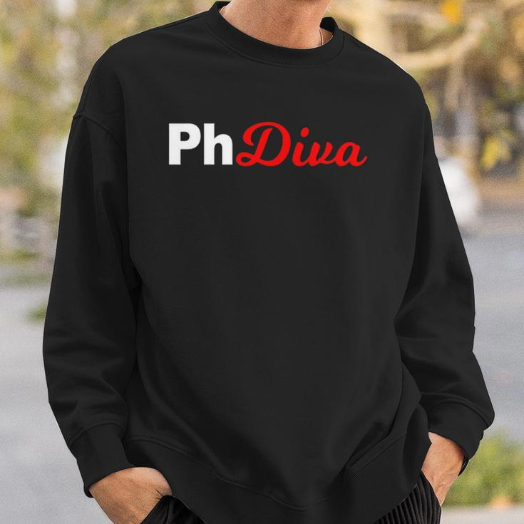 Phdiva Fancy Doctoral Candidate Phdiva Sweatshirt Gifts for Him