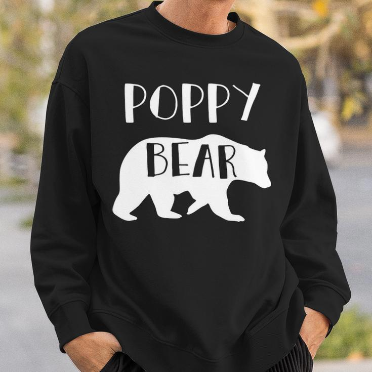Poppy Grandpa Gift Poppy Bear Sweatshirt Gifts for Him