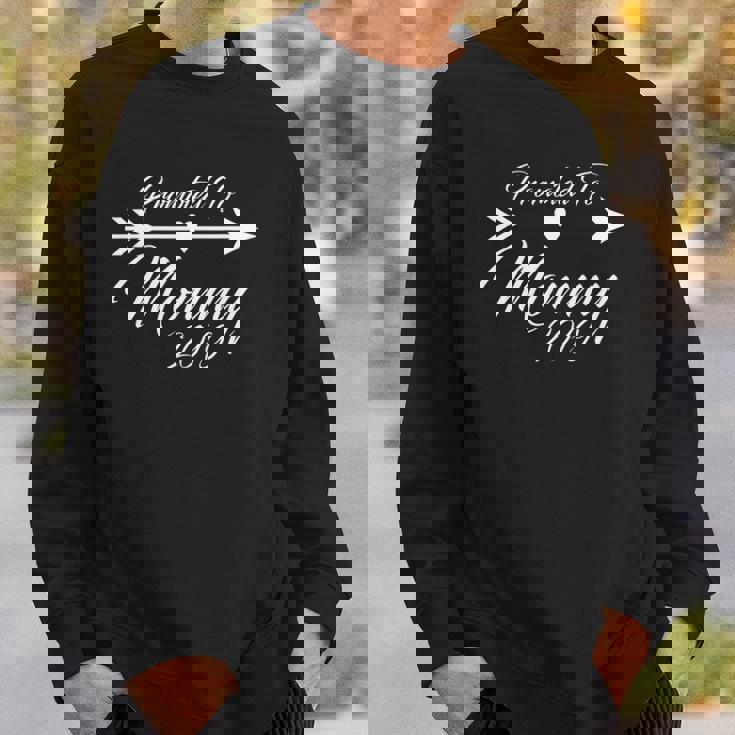 Promoted To Mommy 2022 Heart Arrow Sweatshirt Gifts for Him