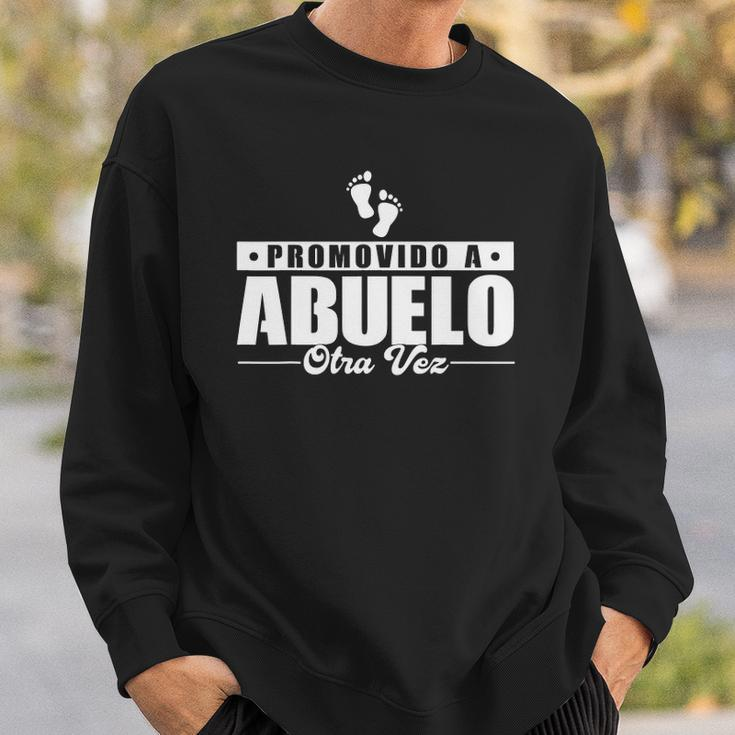 Promovido A Abuelo Otra Vez Abuelo Announcement Seras Abuelo Sweatshirt Gifts for Him