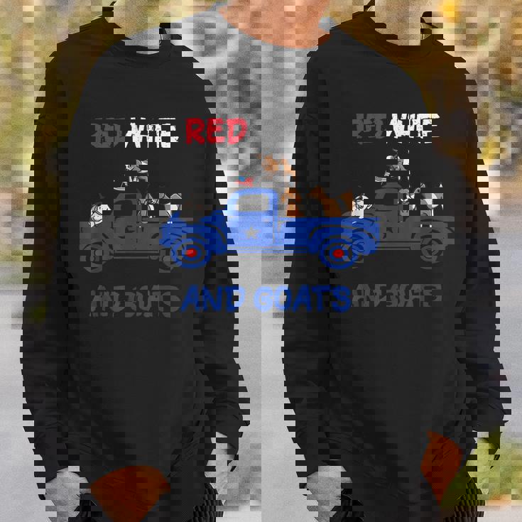 Red White And Goats 4Th Of July 2022 Sweatshirt Gifts for Him Red White And Goats 4Th Of July 2022 Sweatshirt Gifts for Him