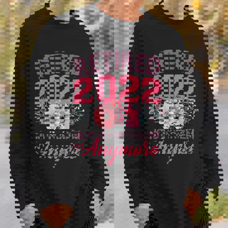 Retired 2022 Retirement Gifts For Women 2022 Cute Pink Sweatshirt Gifts for Him