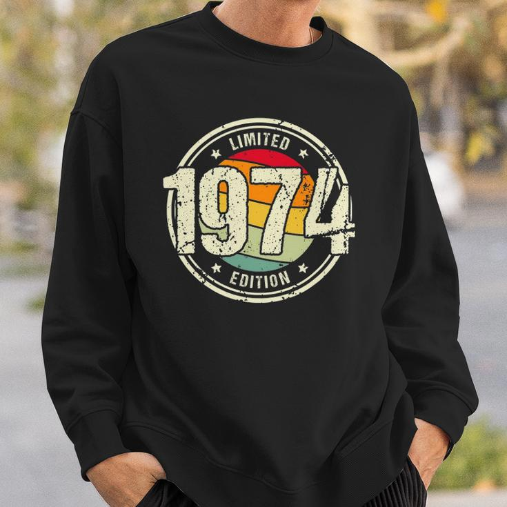 Retro 48 Years Old Vintage 1974 Limited Edition 48Th Birthday Sweatshirt Gifts for Him
