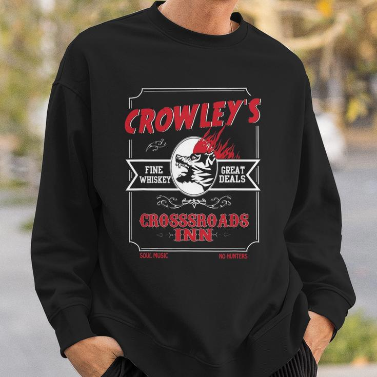 Retro Crowleys Crossroads Dive Bar Sweatshirt Gifts for Him