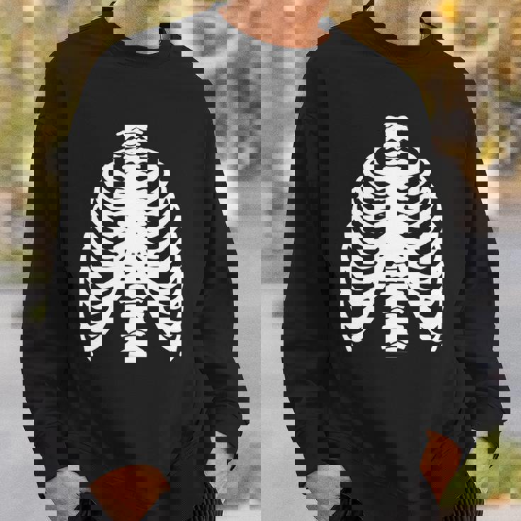 Skeleton Rib Costume Halloween Skeleton Bones Costume Sweatshirt Gifts for Him Skeleton Rib Costume Halloween Skeleton Bones Costume Sweatshirt Gifts for Him