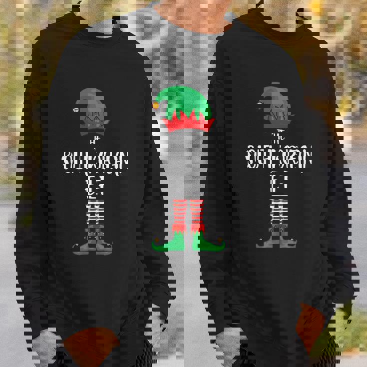 South Korean Elf Christmas Party Matching Family Group Pj Sweatshirt Gifts for Him