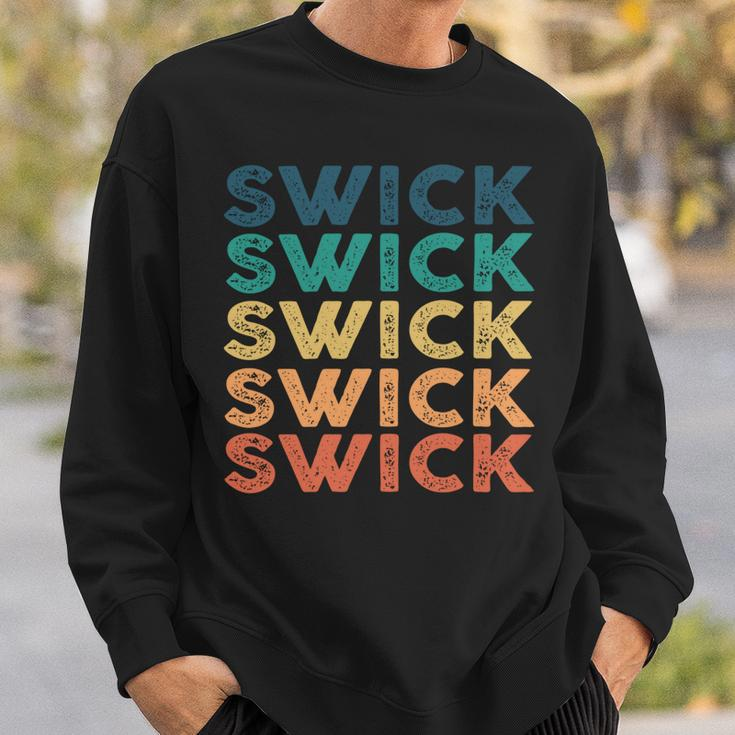 Swick Name Shirt Swick Family Name Sweatshirt Gifts for Him
