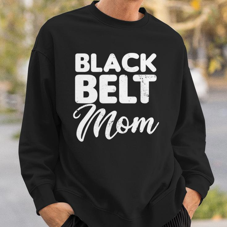 Taekwondo Mom Design Black Belt Mother Gift Sweatshirt Gifts for Him