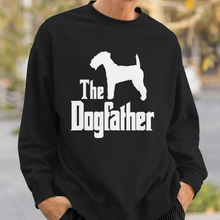 The Dogfather - Funny Dog Gift Funny Lakeland Terrier Sweatshirt Gifts for Him