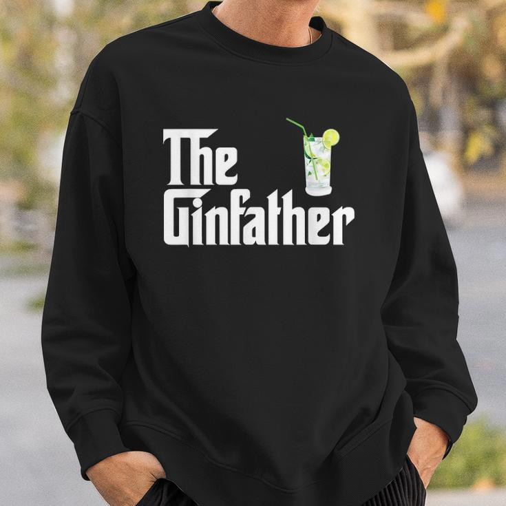 The Gin Father Funny Gin And Tonic Gifts Classic Sweatshirt Gifts for Him