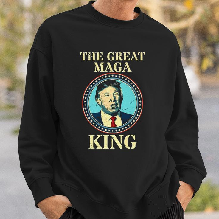 The Great Maga King Donald Trump Ultra Maga Sweatshirt Gifts for Him