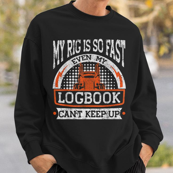 Truck Driver - Funny Big Trucking Trucker Sweatshirt Gifts for Him