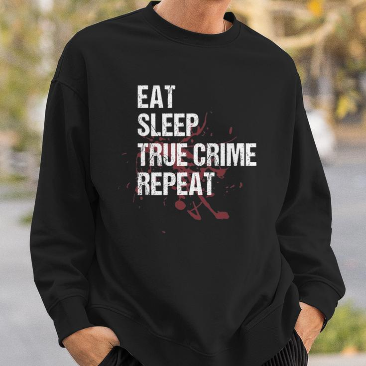 True Crime Watching True Crime Shows Gift Sweatshirt Gifts for Him