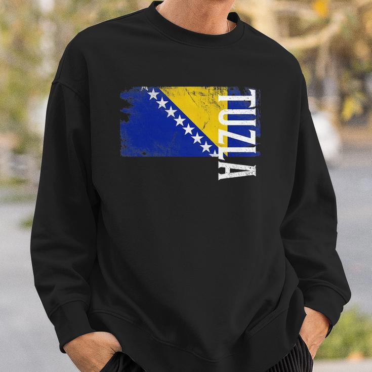 Tuzla Bosnia Flag For Bosnian Men Women Kids Sweatshirt Gifts for Him