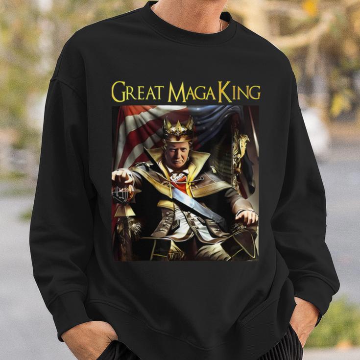 Ultra Maga Great Maga King Shirt Great Maga King Trump 2024 Sweatshirt Gifts for Him