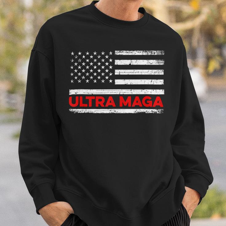 Ultra Maga United State Flag V2 Sweatshirt Gifts for Him