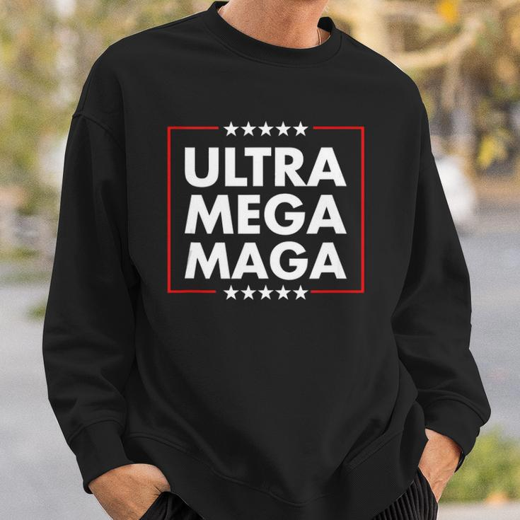 Ultra Mega Maga Trump Liberal Supporter Republican Family Sweatshirt Gifts for Him
