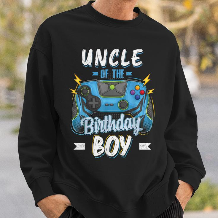 Uncle Of The Birthday Boy Matching Family Video Gamer Party Sweatshirt Gifts for Him
