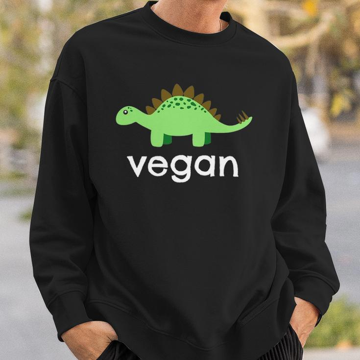 Vegan Dinosaur Green Save Wildlife Sweatshirt Gifts for Him