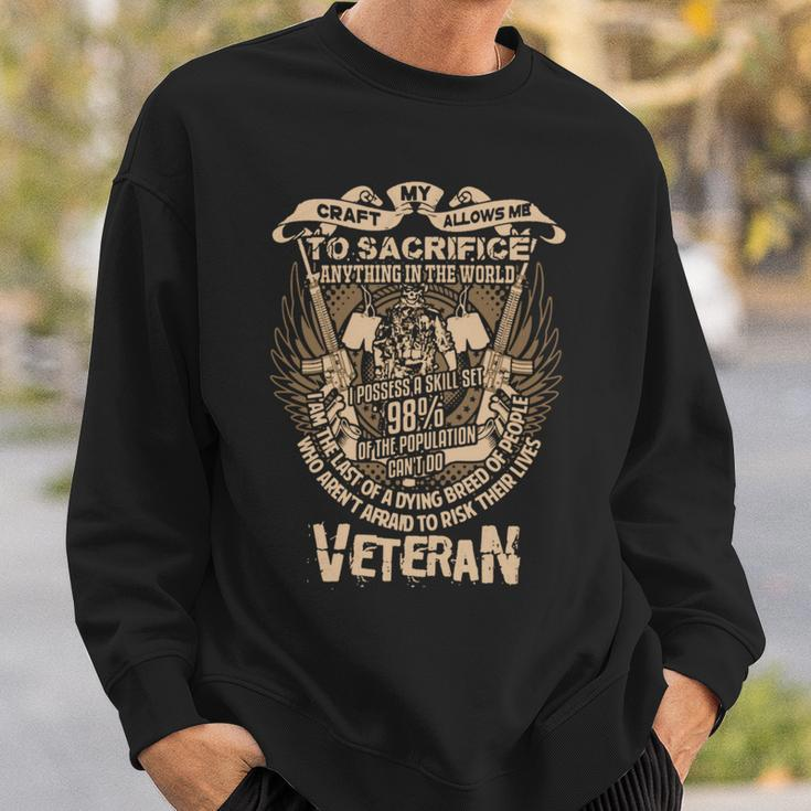 Veteran Veterans Day 690 Navy Soldier Army Military Sweatshirt Gifts for Him