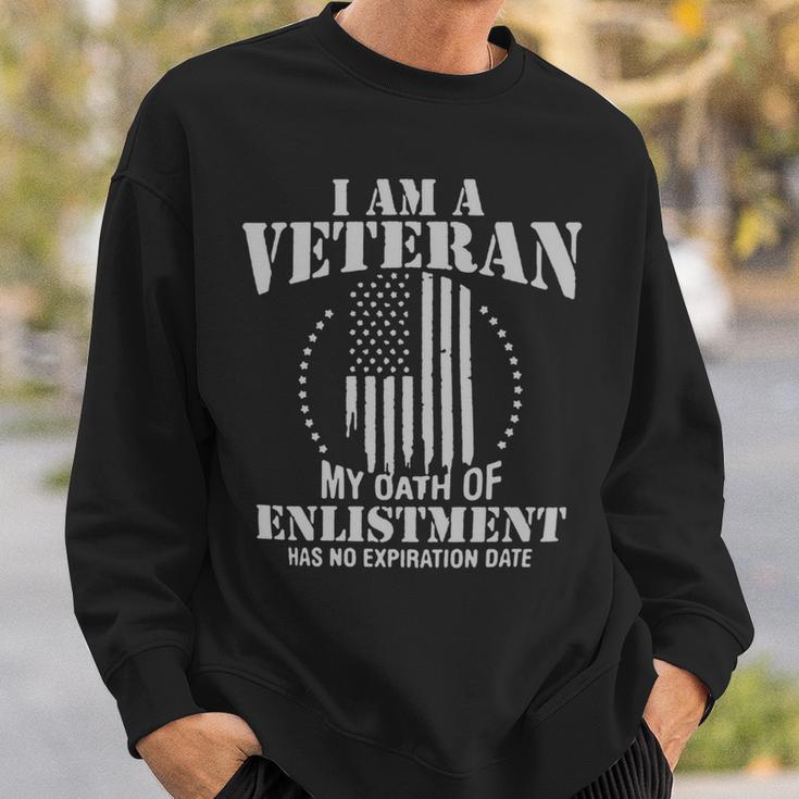 Veteran Veterans Day Us Army Veteran Oath 731 Navy Soldier Army Military Sweatshirt Gifts for Him