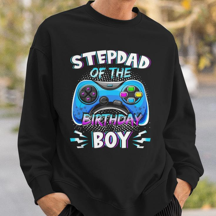 Video Game Birthday Party Stepdad Of The Bday Boy Matching Sweatshirt Gifts for Him
