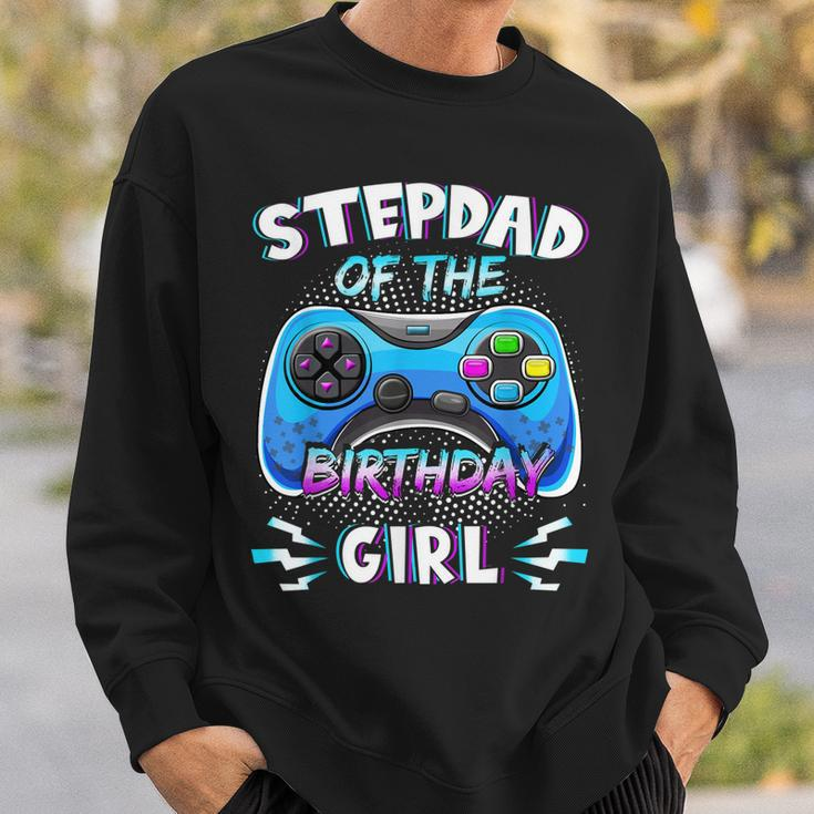 Video Game Birthday Party Stepdad Of The Bday Girl Matching Sweatshirt Gifts for Him