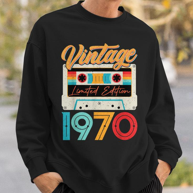 Vintage 1970 Awesome 52 Years Old Retro 52Nd Birthday Bday Sweatshirt Gifts for Him