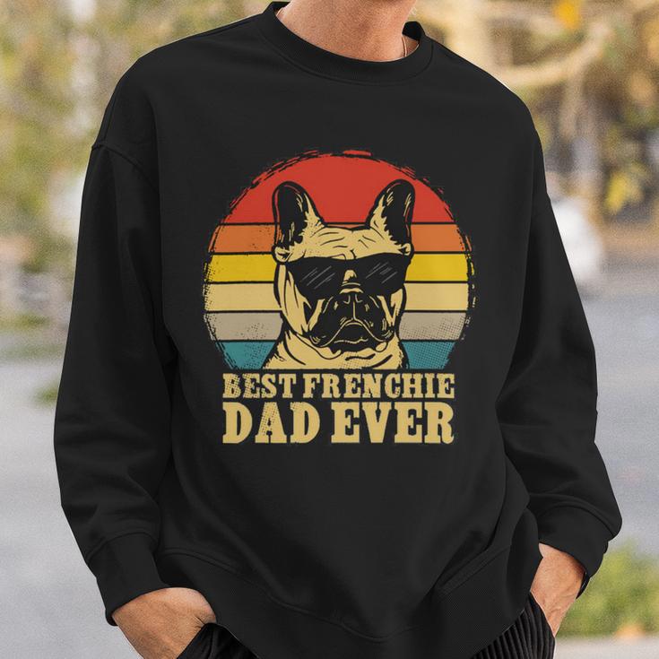 Vintage Best Frenchie Dad Ever Fathers Day 90 Shirt Sweatshirt Gifts for Him