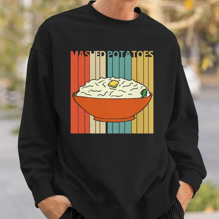 Vintage Mashed Potatoes United Kingdom Cuisine Sweatshirt Gifts for Him