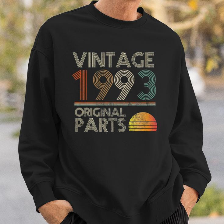 Vintage Original Parts Birthday 1993 29Th Retro Style Sweatshirt Gifts for Him