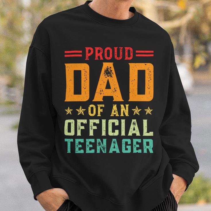 Vintage Thirteen Retro Proud Dad Of An 544 Shirt Sweatshirt Gifts for Him