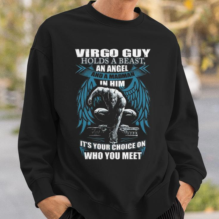 Virgo Guy Birthday Virgo Guy Madman Sweatshirt Gifts for Him