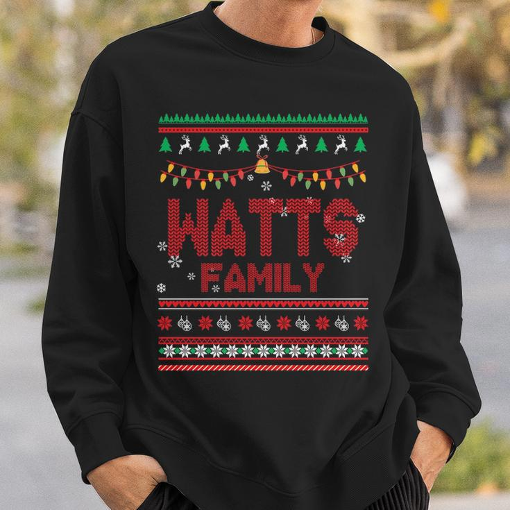 Watts Name Gift Watts Family Sweatshirt Gifts for Him