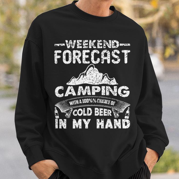 Weekend Forecast Camping 716 Trending Shirt Sweatshirt Gifts for Him