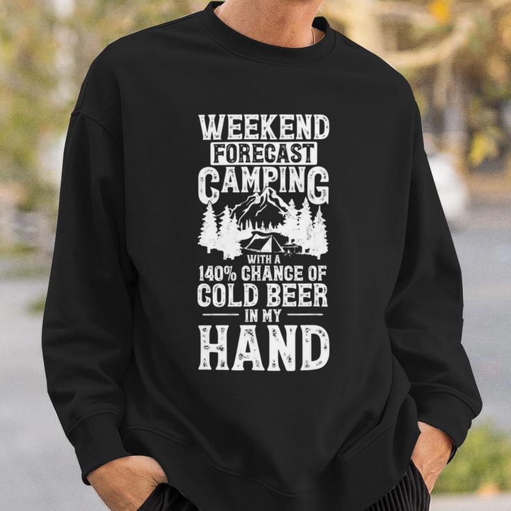 Weekend Forecast Camping With A Chance Active 24 Shirt Sweatshirt Gifts for Him