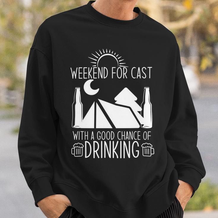 Weekend Forecast Camping With A Good 17 Shirt Sweatshirt Gifts for Him