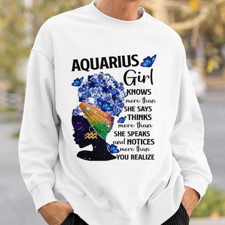 Aquarius Queen Sweet As Candy Birthday Gift For Black Women Sweatshirt Gifts for Him