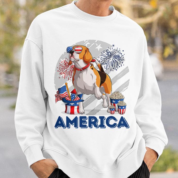 Beagle American Flag Sunglasses 708 Shirt Sweatshirt Gifts for Him