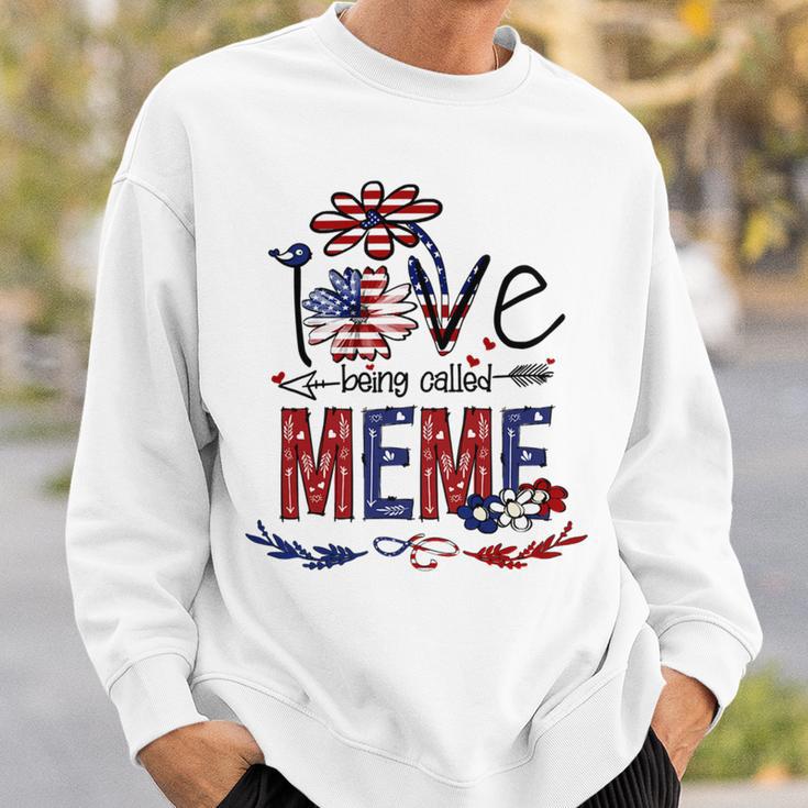 Being Called Meme Sunflower Usa Flag 684 Shirt Sweatshirt Gifts for Him