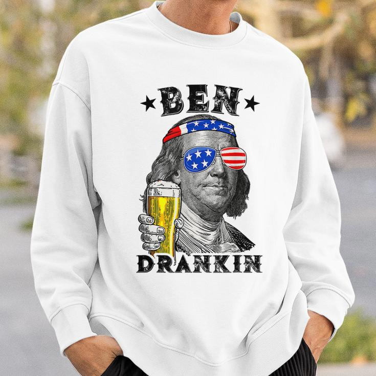 Ben Drankin Benjamin Funny Drink Beer 4Th Of July Sweatshirt Gifts for Him