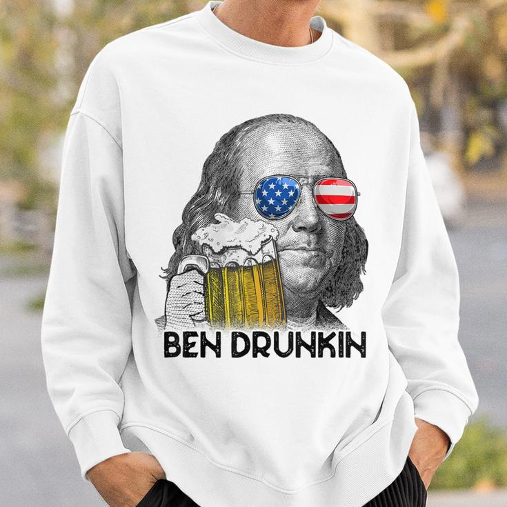 Ben Drankin Drunking Funny 4Th Of July Beer Men Woman V3 Sweatshirt Gifts for Him
